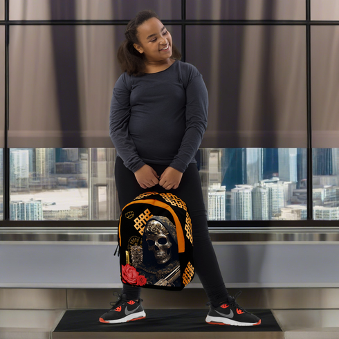 Santa Muerte Negra inspired Backpack from Cosmovisions collection